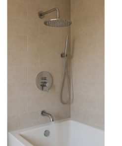 Shower set glossy chrome supplier in dubai