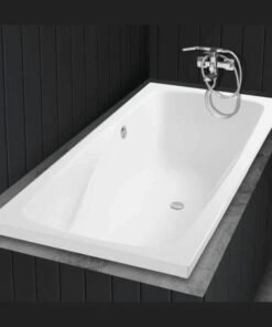 Crus inset acrylic bathtub rectangular 180×80