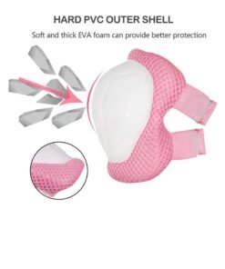 Alternative view of SOLARAE Kids/Teenager Protective Gear, 3-15 Years Knee Pads and Elbow Pads, 6 in 1 Set with Wrist Guard and Adjustable Strap for Rollerblading Skateboard Cycling Skating Bike Scooter