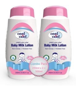 Cool & Cool Pack Of 2 Baby Milk Lotion - 250Ml