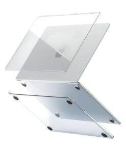 ARX MacBook Air 13 Inch Case (2022–2025) – Compatible with M2 A2681, M3 A3113, M4 A3240 – Laptop Protective Hard Shell Cover, Smooth Shiny, Crystal Clear