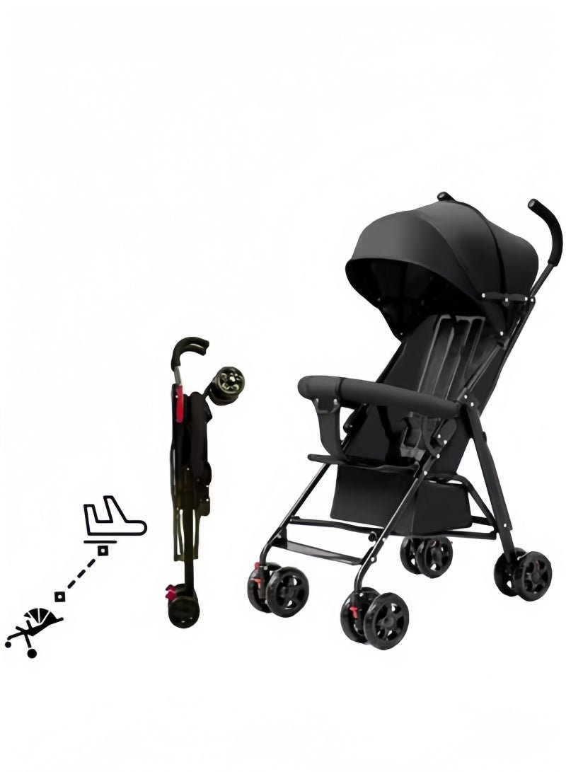 GGEROU Ultra Lightweight Travel Stroller Foldable Pram Infant Stroller 3.6kg Cabin Pram Umbrella Stroller
