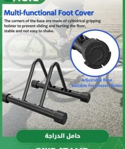 GROIC 2 Bikes Floor Bike Stand,Bike Parking Rack,Bike Storage Stand,Bike Floor Stand,Bicycle Floor Parking Rack Stand for Mountain MTB Road Bike - Image 4