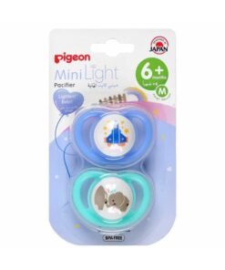 pigeon 2 Pack Mini Light Pacifier Medium 6M+ - Assorted