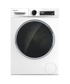 DAEWOO 9Kg Front Load Washing Machine With Lunar Dial, 1400 Rpm, Bldc Inverter Motor, Fully Automatic Washer With Wide Door, Digital Led Display, Child Lock, Steam Care, Quick Wash, 9 kg DWD-9W1412IT white