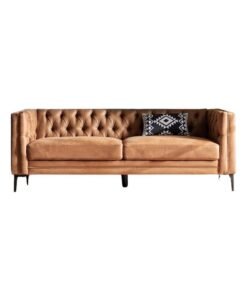 SULSHA Upholstered Button-tufted Sofa with Metal Legs