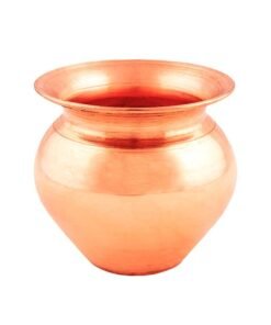 Shubh kart Shubhkart Indian Pure Copper Kalash, Lota for Puja Decoration Pure Copper, Copper Vessel Lota Kalash for Pooja at Home, Wedding Purpose, use in Office, temple and All Festival