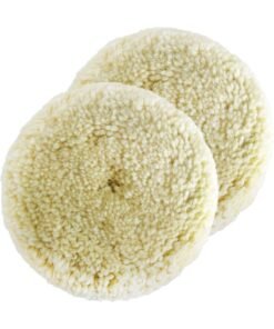 7" Wool Buffing Pad Kit 1PCS Polishing Wool Pads Kit Low Linting Wool Pad, Used for Rotary and Random Orbit Sander/Polisher Buffing Equipment Buffing Pad Cleaner