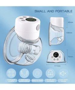 Alternative view of Gonice 2Pcs Electric Hands Free Wearable Breast Pump With 2 Mode And 9 Levels Pumping And 30 Breastmilk Storage Bags