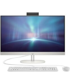 HP (Upgraded Version) All-in-One Desktop 27-Inch Display, Core i7-1355U Processor/32GB DDR4 RAM/1TB SSD/Intel Iris XE Graphics/Windows 11 Pro / Shell white English/Arabic Shell white