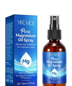 Yecuce 60ml Pure Magnesium Oil Spray Natural Body Oil Spray for Better Sleep Relief and Relaxation Relieve Muscle Tension Organic Magnesium Oil Spray for Feet Magnesium Spray
