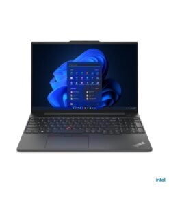 Lenovo ThinkPad E16 Gen 2 Laptop With 16-Inch WUXGA Display,Core Ultra 5 125U Processor/8GB RAM/512GB SSD/Free DOS 21MA000BGP + Bag English Black