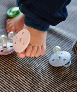 Mininor Round Pacifier Silicone 6M Spring Blossom