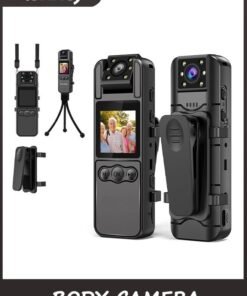 LENND 4K Action Camera with Audio and Video Recording, 128GB Small Action Camera with 180° Rotating Lens, 6 Hour Battery , Wearable Camera for Pets, Home, Sports