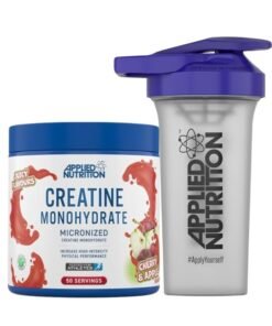 Applied Nutrition Creatine Monohydrate Micronized, Increases Performance, Supports Muscle Growth, Cherry & Apple Flavor , 250 Gm