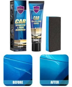 RAYHONG 120ml Car Scratch Remover - Premium Car Scratch Remover Kit - Car Paint Scratch Remover - Repair Polish Paint for Deep Scratches - With Sponge