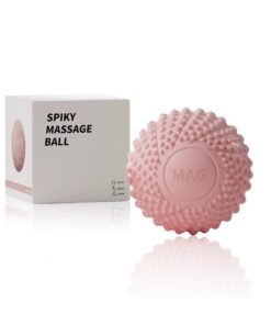 LOUCKY 6.5cm Massage Balls for Myofascial Release & Trigger Point Therapy, Lacrosse Massage Balls with 3D Massage Points & Magnetic Therapy – Suitable for Back, Neck, Shoulders, etc. (1 Pack, Pink)