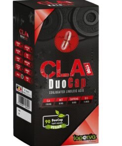 Laperva CLA Duo Cap Fat Burner - Weight Loss & Muscle Tone Support, with Natural Caffeine & Vitamin B12, Gluten-Free & Non-GMO - 90 Duo Cap
