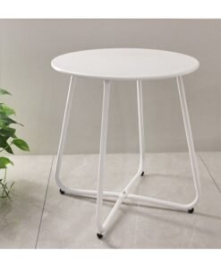 NKX Nordic Style Iron Round Table Nightstand Sofa Table Furniture