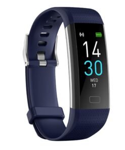 Fitness Tracker Smart Watch with IP68 Waterproof: Step Counter, Calorie/Heart Rate Monitor, Sleep Tracker & Stopwatch Blue