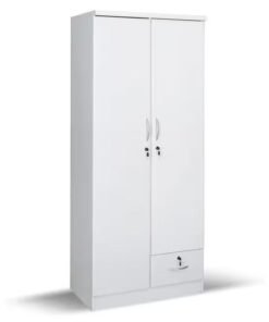 Galaxy Design 2 Door Cupboard GDF-621 WHITE