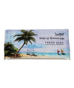 TRAVELWELL Makeup Remover Wipes Bulk, Individually Wrapped Natural Fresh Aloe Travel Packs Elderly Bathing Cleansing Wipes - 500 Count per Package | Travel Size Toiletries | Hotel Toiletries Bulk Set