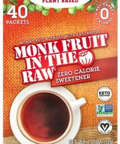 IN THE RAW Monk Fruit In The Raw® Zero Calorie Sweetener 40 Packets 1.12 oz (32 g)
