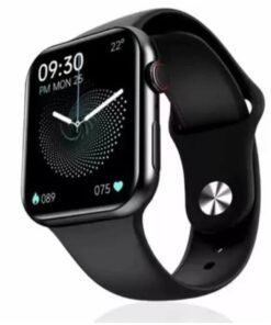 WISME 7 in 1 WS-86 Max Smart watch set with, 7pair Straps, waterproof, Long battery life Health smart watch Black