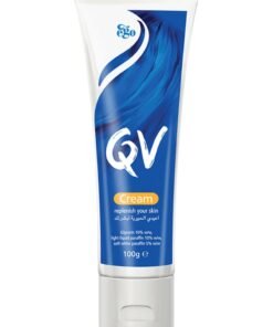 QV Cream for Dry & Sensitive Skin (100g) -  Rich Moisturiser with Squalane, Fast Absorbing Non Greasy Hydrating Face & Body Cream, Fragrance Free Hypoallergenic Daily Skincare, Dermatologist Tested 100grams