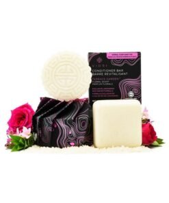 Viori Terrace Garden Shampoo and Conditioner Bar Set Made with Rice Water - Handcrafted Sulfate Free Shampoo and Conditioner