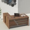 Mahmayi Noce 1825 160cm Modern Executive Desk Dark Walnut