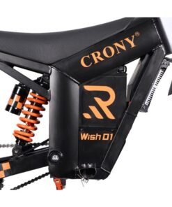 Crony WISH-01 1500W Electric Dirt Bike for Teens/Adults – 70Kilo/H High-Speed Off-Road  Bike with 48V/25AH Lithium Battery, 60KM Long-Range, Dual Disc Brakes, Front & Rear Suspension, Brushless Motor, All-Terrain Tires, LED Headlamp, Rearview Mirror, Mobile Holder – Powerful Electric Trail Bike for Teens & Adults, Eco-Friendly Scooter - Image 4