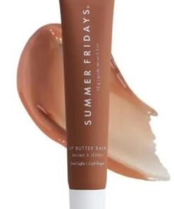 SUMMER FRIDAYS Tinted Lip Butter Balm - Conditioning Vegan Lip Balm for Instant Moisture, Shine & Hydration - Sheer-Tinted, Soothing Skincare - Iced Coffee (.5 Oz)