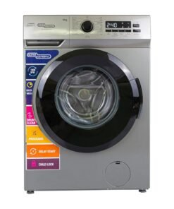 SUPER GENERAL 6kg Front Load Washing Machine,1000RPM,15 Programs,Child lock With Drum Clean Function SGW6250NLEDS Silver