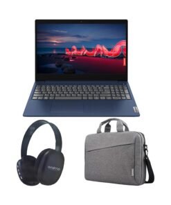 Lenovo Ideapad 3 15ITL6 15.6" FHD IPS Display (Upgraded Version) Laptop, Intel Core i5-1155G7 |20GB DDR4 Ram |1TB NVMe M.2 SSD |Intel Iris Xe Graphics |Windows-11 With Free Bag + BT Headphone English/Arabic Abyss Blue