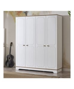 Home Box Listro 4-Door Wardrobe 159 x 195 x 56 cm