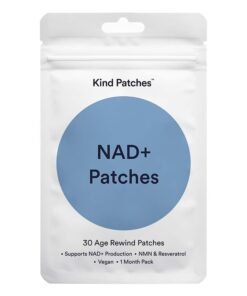 Kind Patches | NAD+ Patches | 30 Age Rewind Patches : supports NAD+ Production, NMN& Resveratrol, Vegan, 1 Month Pack