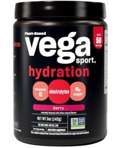 Vega Sport Hydration Berry Plant Based Infused With Vitamin C And Electrolytes 50 Servings 142G