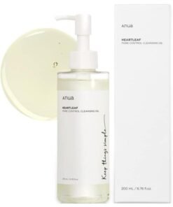 Anua Heartleaf Pore Control Cleansing Oil Korean Facial Cleanser, Daily Makeup Blackheads Removal 200ml