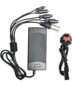 KOWVOWZ Electric scooter charger, electric scooter charger, mobile scooter charger, Ebike universal fast battery charger (5 plugs), lithium-ion battery fast charger 36V lithium battery