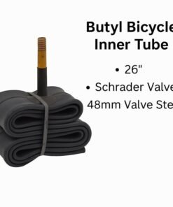 V-Tovic Tires 26" Bike Inner Tube AV48 Valve 26x2.35 | Heavy Duty Butyl Rubber Tube for Mountain, Road, City & Wheelchair Bicycle Tires - Image 5