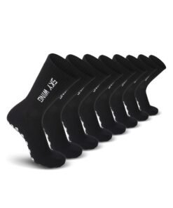 SKY WING Soccer Socks for Men & Women  Knee High Football & Softball Sports Wicking Non-Slip Athletic Long Socks 1/2/3/4 Pairs