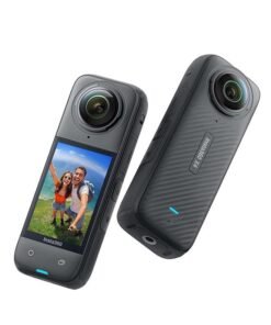 Insta360 X4-8K Waterproof 360 Action Camera, 4K Wide-Angle Video, Invisible Selfie Stick Effect, Removable Lens Guards, 135 Min Battery Life, AI Editing, Stabilization, For Sports, Travel, Outdoor