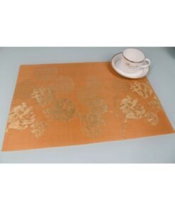 Hotel Supplies Western Table Mat Bowl Mat Waterproof PVC Table Mat European Printing Non-slip Anti-scalding Insulation Mat Wholesale-Color:SPH-93-3