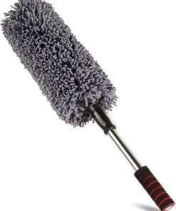 Car Duster Kit â€“ Microfiber Brush for Exterior and Interior, Detail Brush, Lint and Scratch Free, Duster for Truck, SUV, RV and Motorcycle