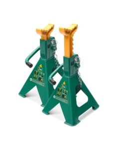 Sata 2 Ton Jack Stands (Pair) Heavy Duty Steel Axle Stands with Safety Pin Lock, 10-Position Ratchet Height Adjustment, Wide Stable Base, GS Certified- STAE5825L