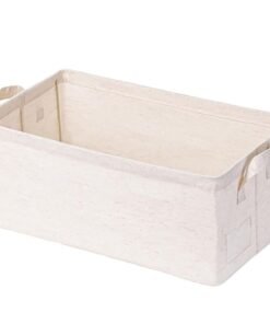 HOUSE OF QUIRK Store Wardrobe Organizer For Clothes With Metal Fram Foldable Storage Box, Clothing Storage Boxes For Pants, Shirt, Sweaters, Jeans, Socks (Cream)