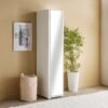 Home Box White 1-Door Wardrobe with Mirror