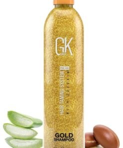 GK Hair Gold Shampoo (8.5 Fl Oz/250ml) Hair Moisturizing Shine and Protection With Argan Oil, Shea Butter, Natural Oils All Hair Types
