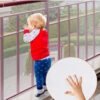 RATSAW Baby Banister Guard 3M Stairway Net Child Rail Balcony Banister Net Kids Safety Stairway Net Proofing Pet Stair Railing Mesh Guard Thicken Stair Netting Safe for Toddler Puppy Toy Indoor White